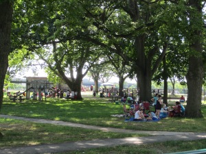 Magazine Beach has been the venue for art activities, musical performances, and nature exploration for the past several years, supported by the Cambridge Arts Council, Cambridgeport Neighborhood Association, and other sponsors.